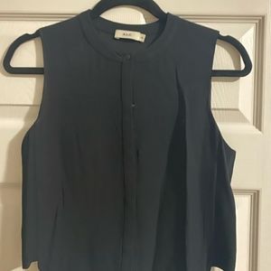 A.L.C. Silk button down top